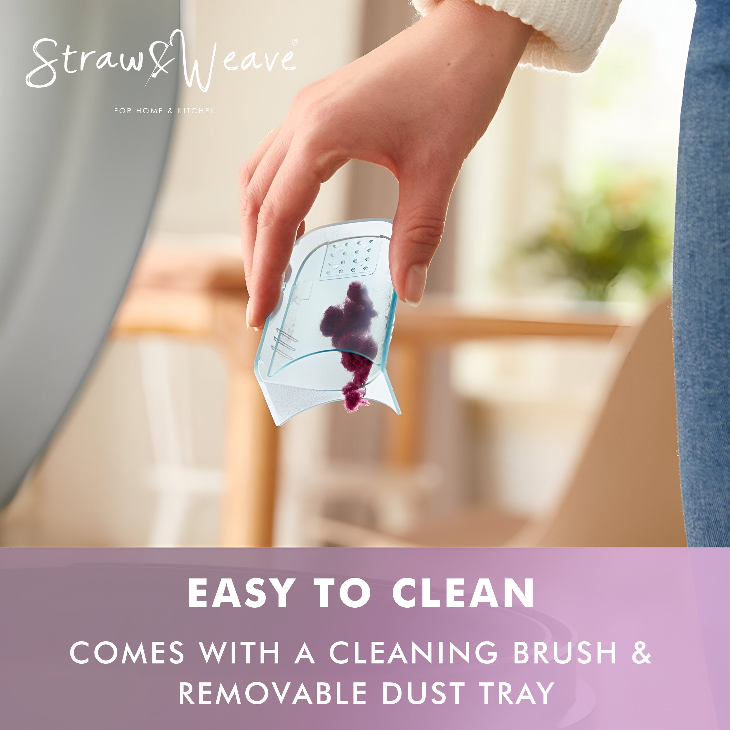 Straw&Weave Lint Remover for Clothes | Lint Roller for Clothes | RUA Remover Machine | Electric Lint Remover | 1 Year Warranty