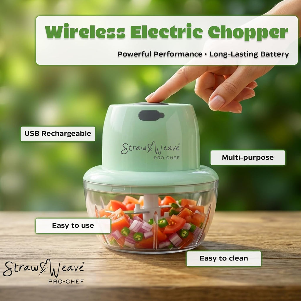 Mini Kitchen Choppers 500 ML & Chopper For Kitchen Use | 1 Year Warranty | Food Grade Jar | Vegetable Chopper For Kitchen for Mincing Garlic, Ginger, Onion, Vegetable | Unstoppable Motor | 40W