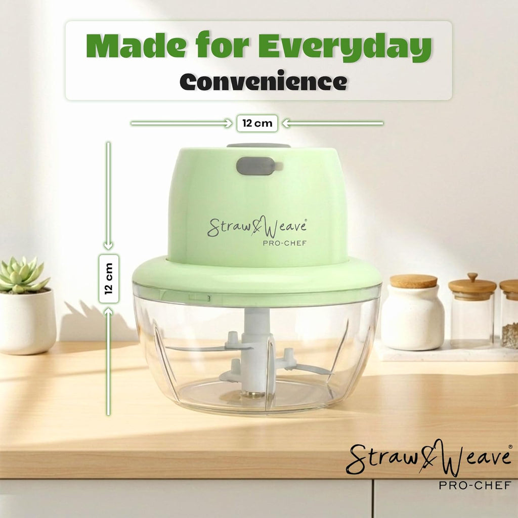 Mini Kitchen Choppers 500 ML & Chopper For Kitchen Use | 1 Year Warranty | Food Grade Jar | Vegetable Chopper For Kitchen for Mincing Garlic, Ginger, Onion, Vegetable | Unstoppable Motor | 40W