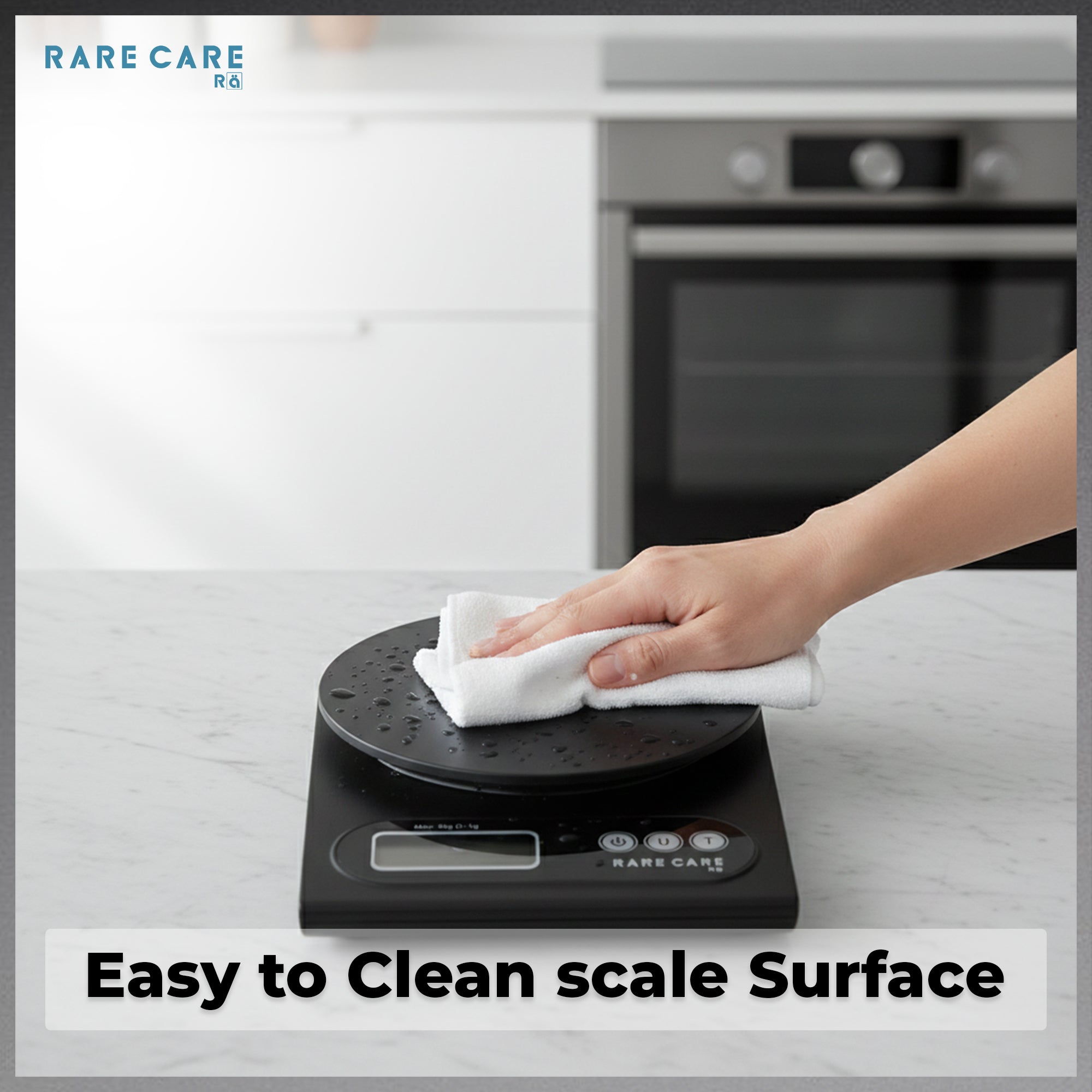 RARECARE Kitchen Weight Machine For Home | Electronic Weighing Machine for Food | Tare Function 1 Year Warranty | Dual Weight Setting | Weighing Scale For Kitchen | Model - Ounce